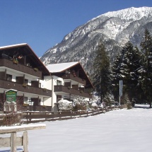 Ferienhaus im Winter