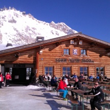 Skigebiet auf der Zugspitze